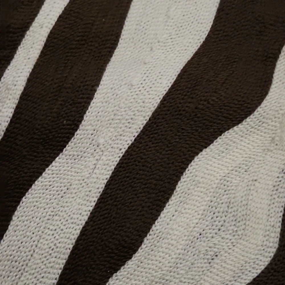 West Elm Stocking Sock in Brown & Cream